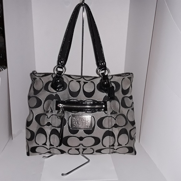 Coach Handbags - Coach Poppy metallic signature shoulder bag - GUC
